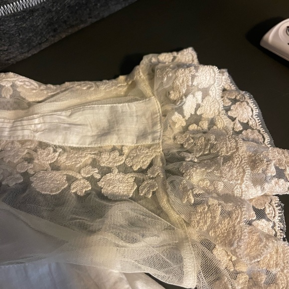Maeve NWT Anthropologie Cream Lace blouse Size 14 - Picture 5 of 7